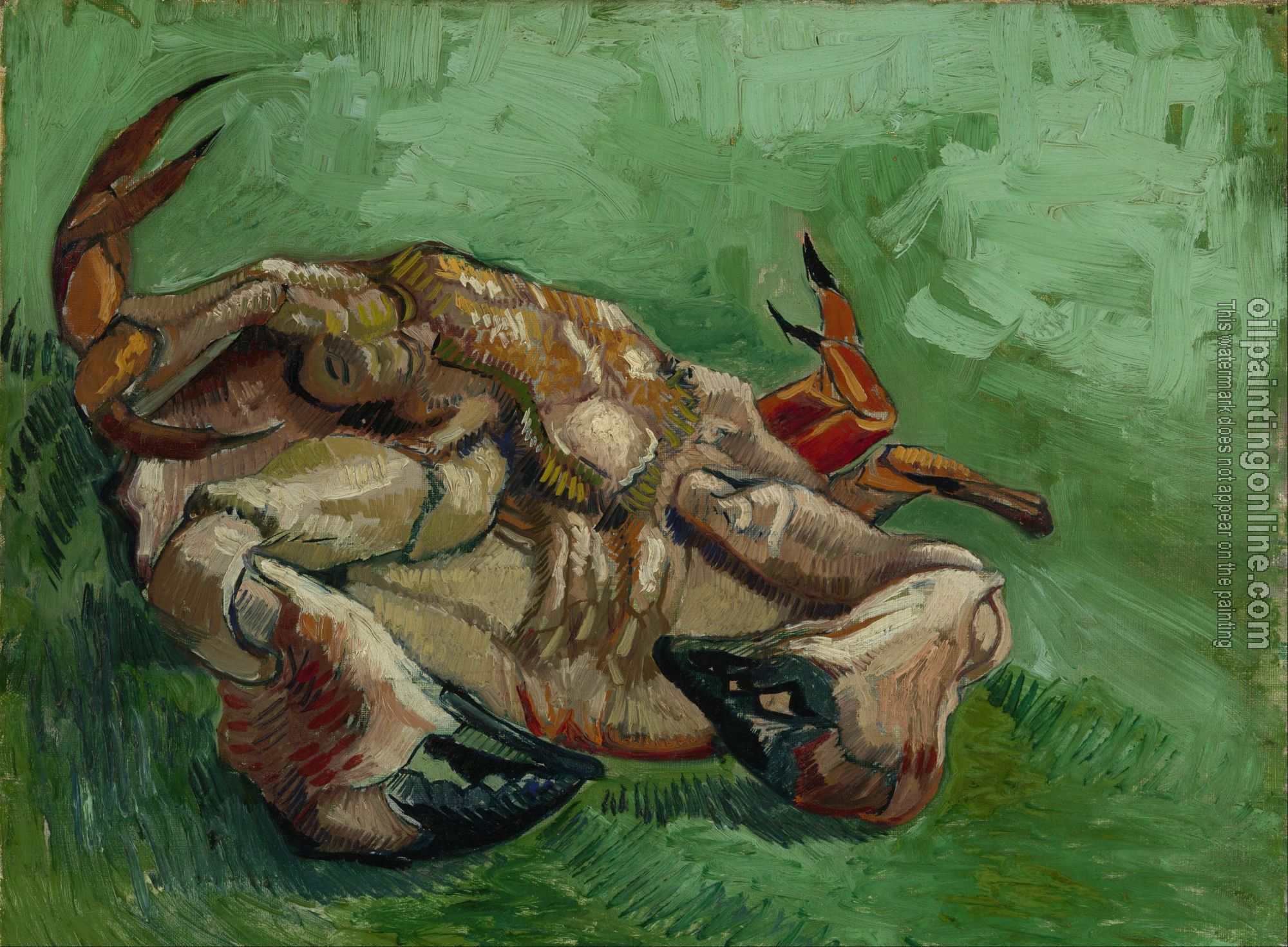 Gogh, Vincent van - A crab upside down